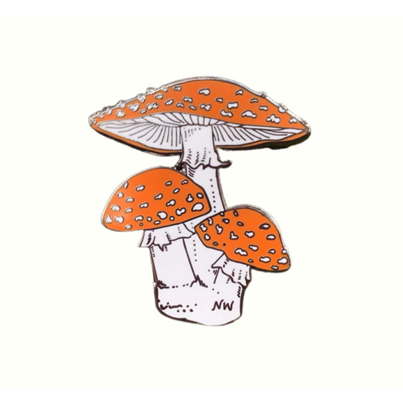 Mushroom Pins Enamel Pins #390 - Picture 1 of 4